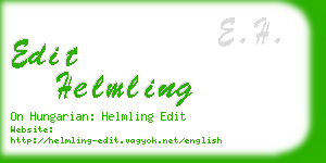 edit helmling business card